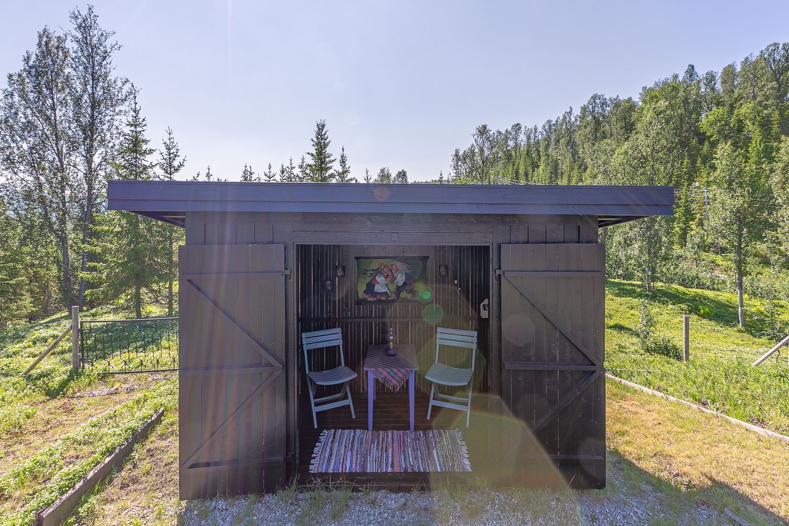 Skur. Galleribilde