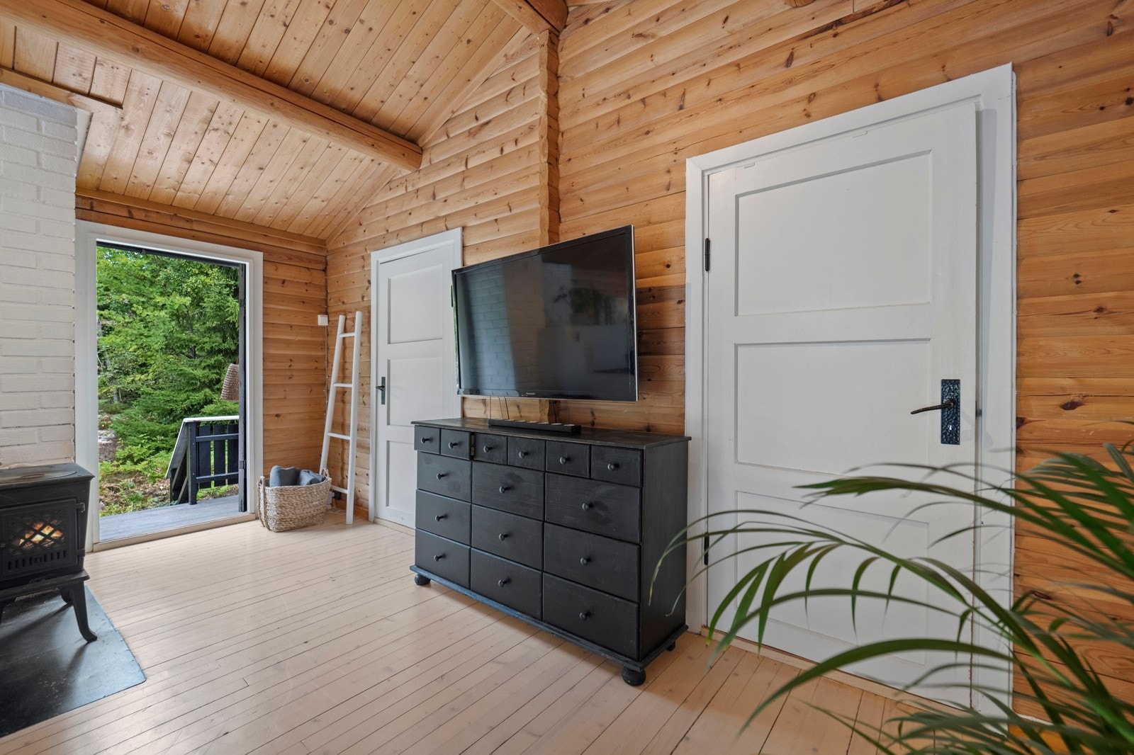 Til høyre ligger soverommene Galleribilde