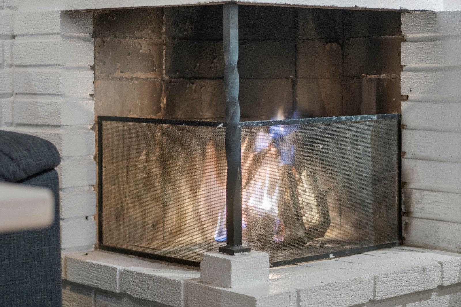 Åpen peis skaper stemning og trivsel Galleribilde