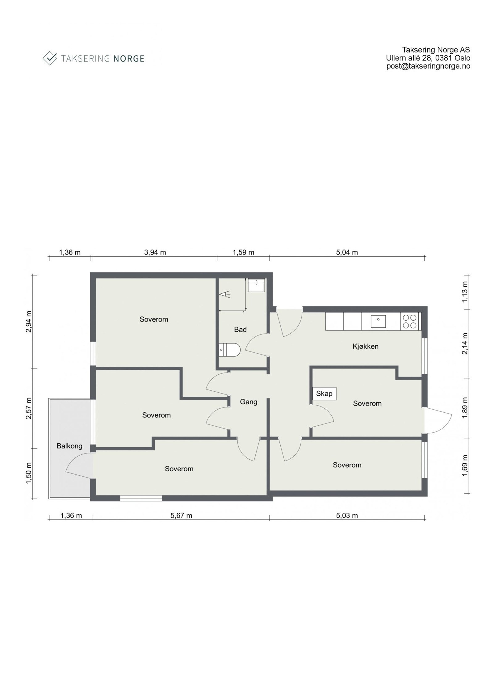 Plantegning Galleribilde