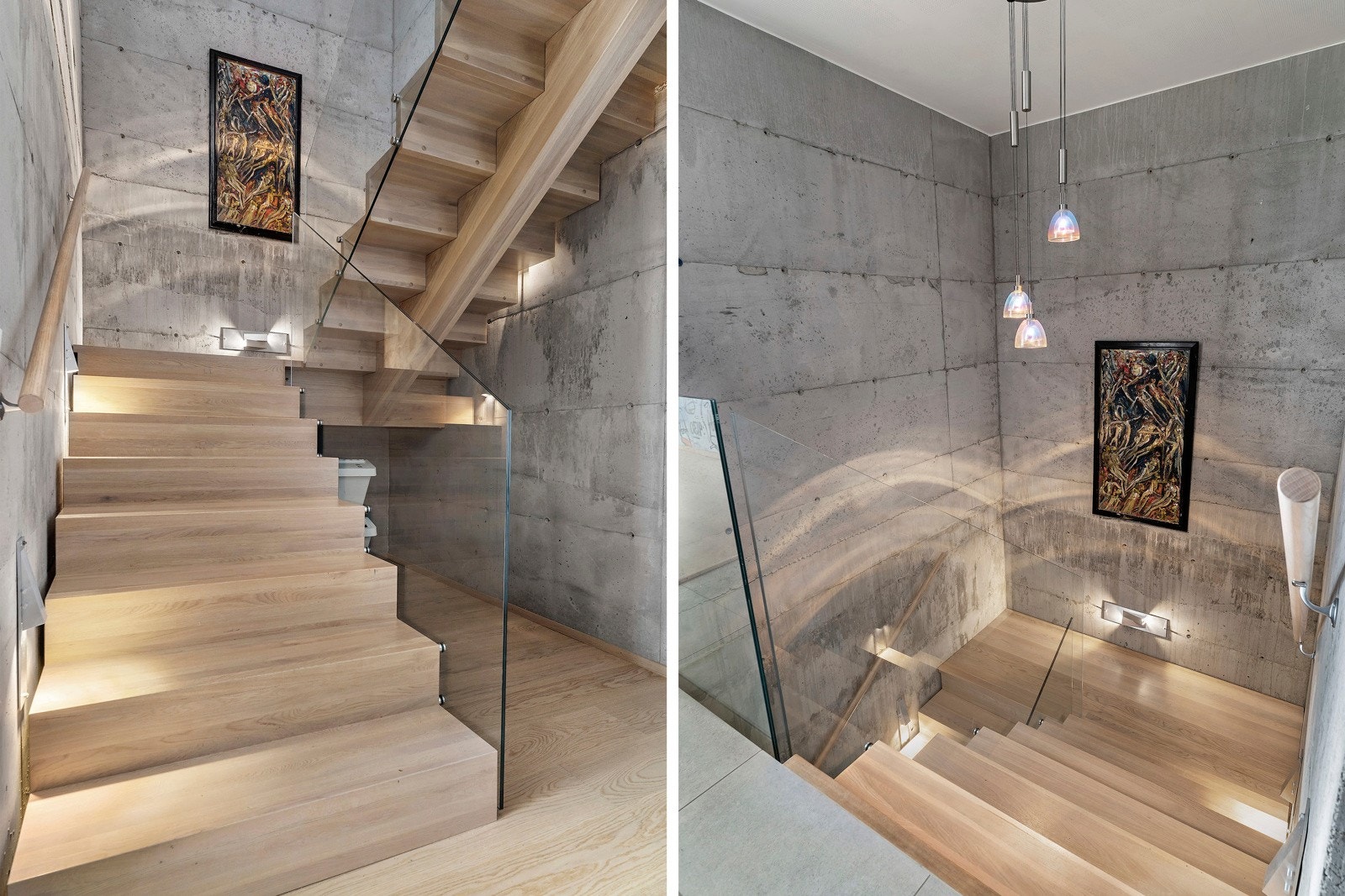 Trappen er et møbel i seg selv med lekre detaljer fra bunn til topp Galleribilde