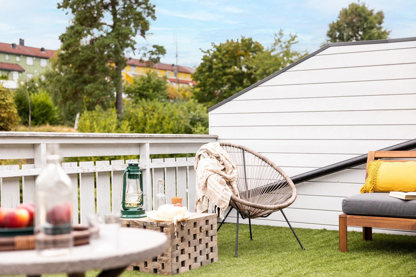 Et aldeles hyggelig sted å nyte morgenkaffen på sommerhalvåret! Galleribilde