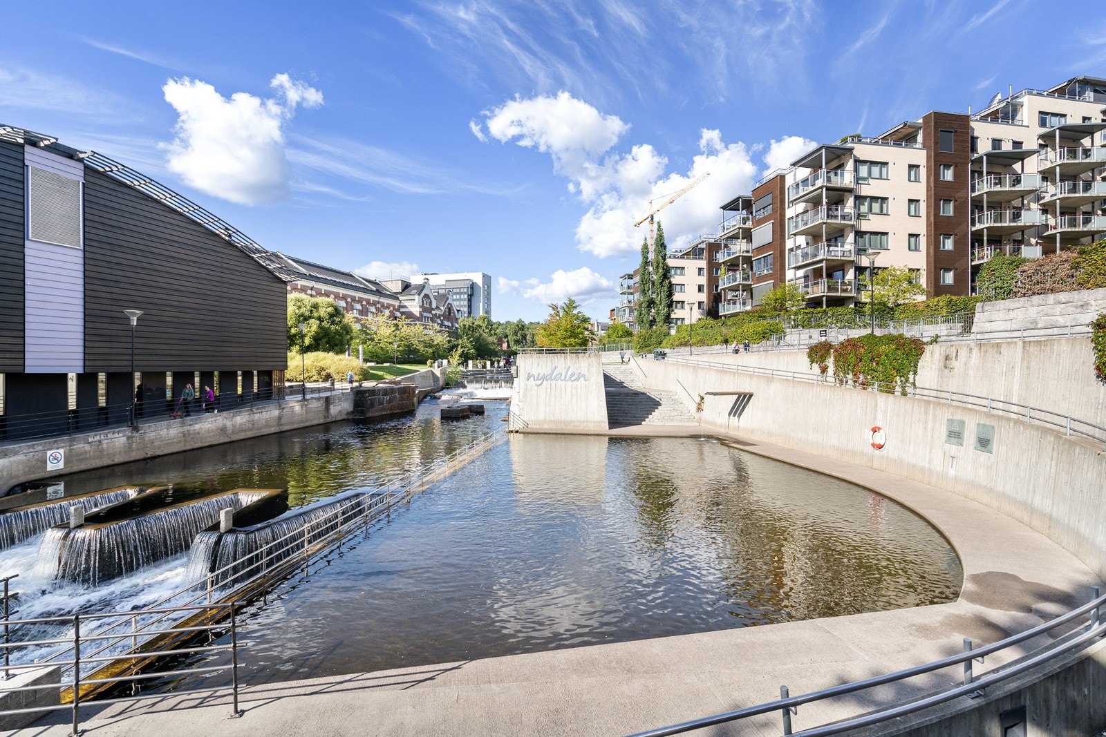 Langs Akerselva og i Nydalen finner man også flere populære badeplasser. Galleribilde