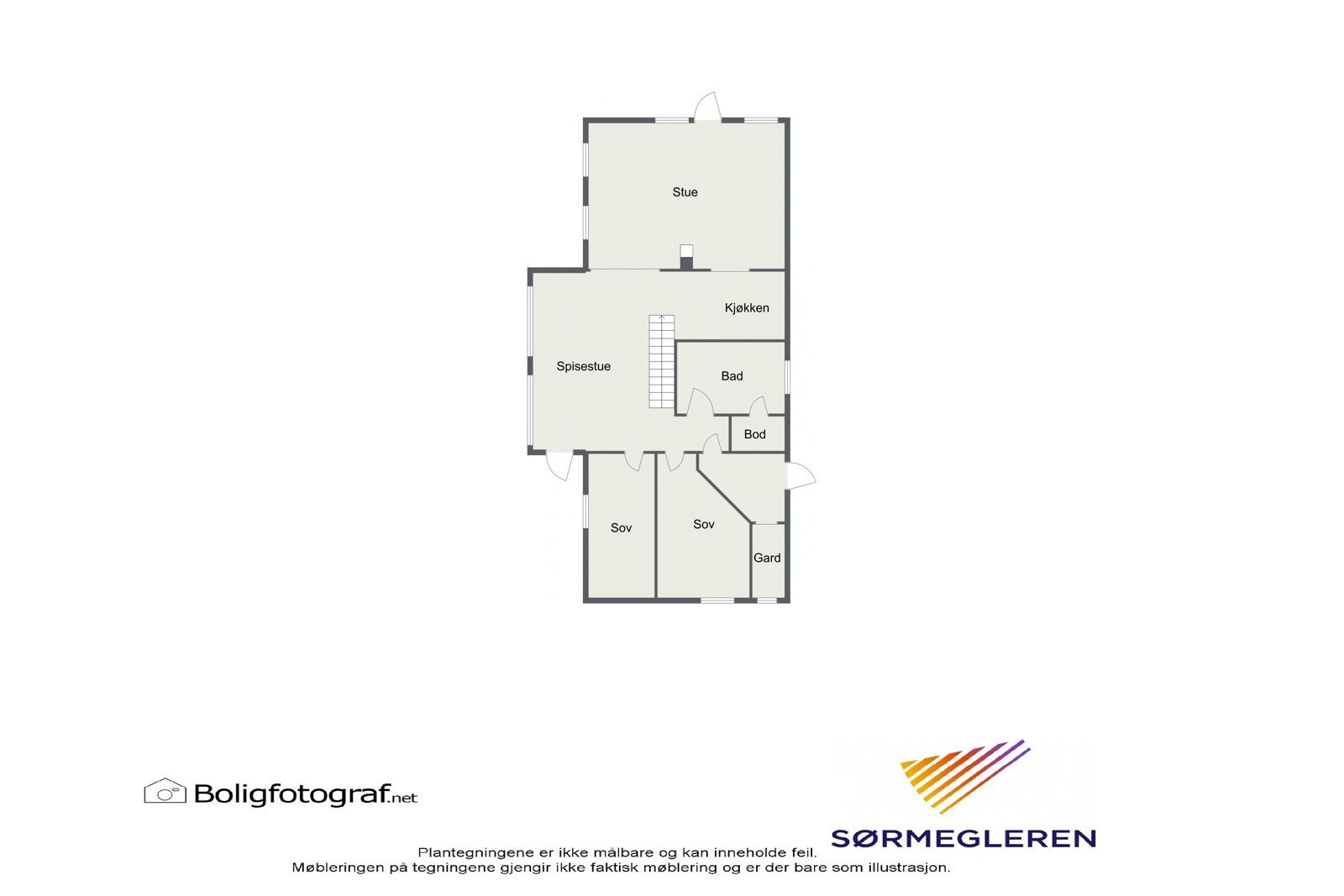 Plantegning Galleribilde