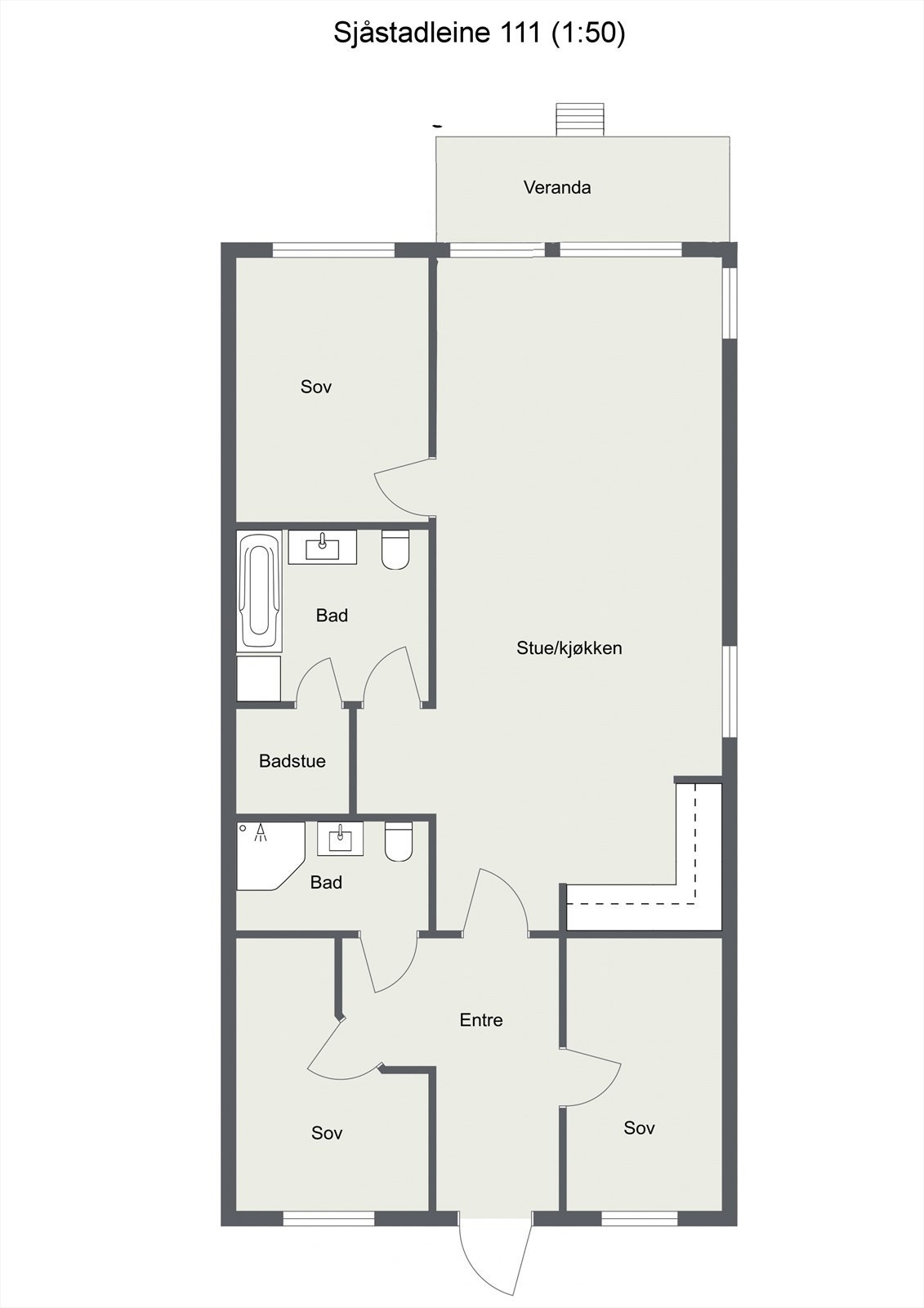 Plantegning. Sjåstadleine 111.jpg Galleribilde