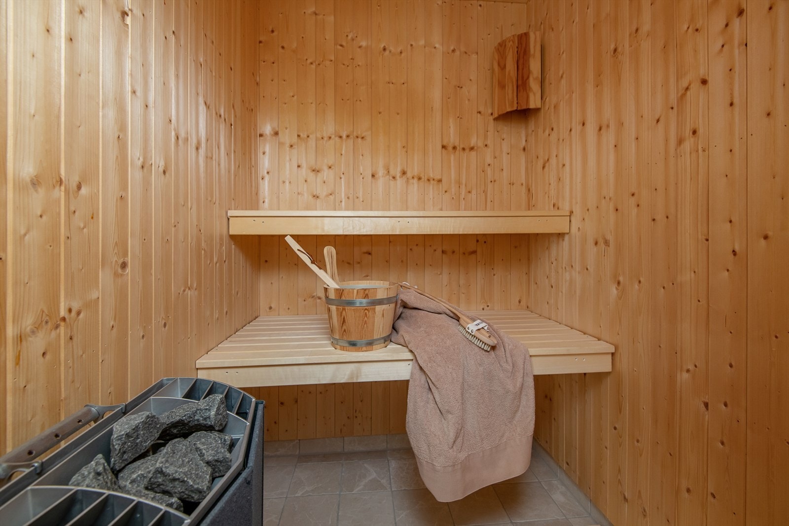 Herlig badstue kommer godt med etter en lang skitur. Galleribilde