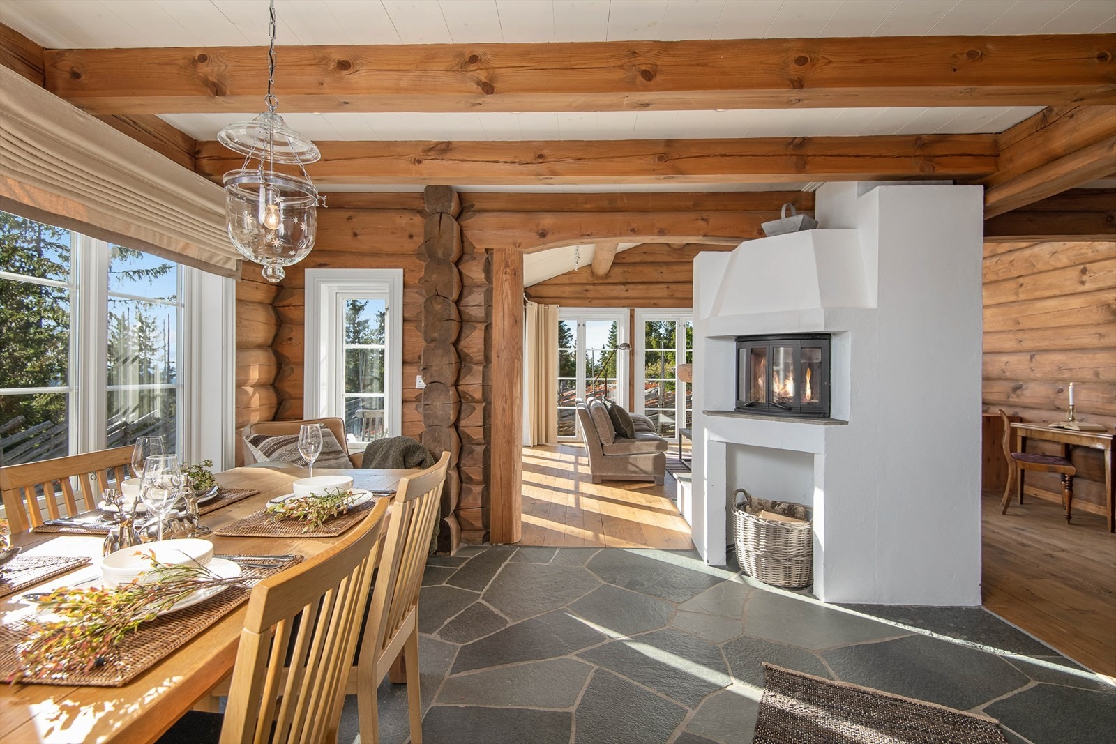 Hytta har en god og praktisk planløsning. Galleribilde