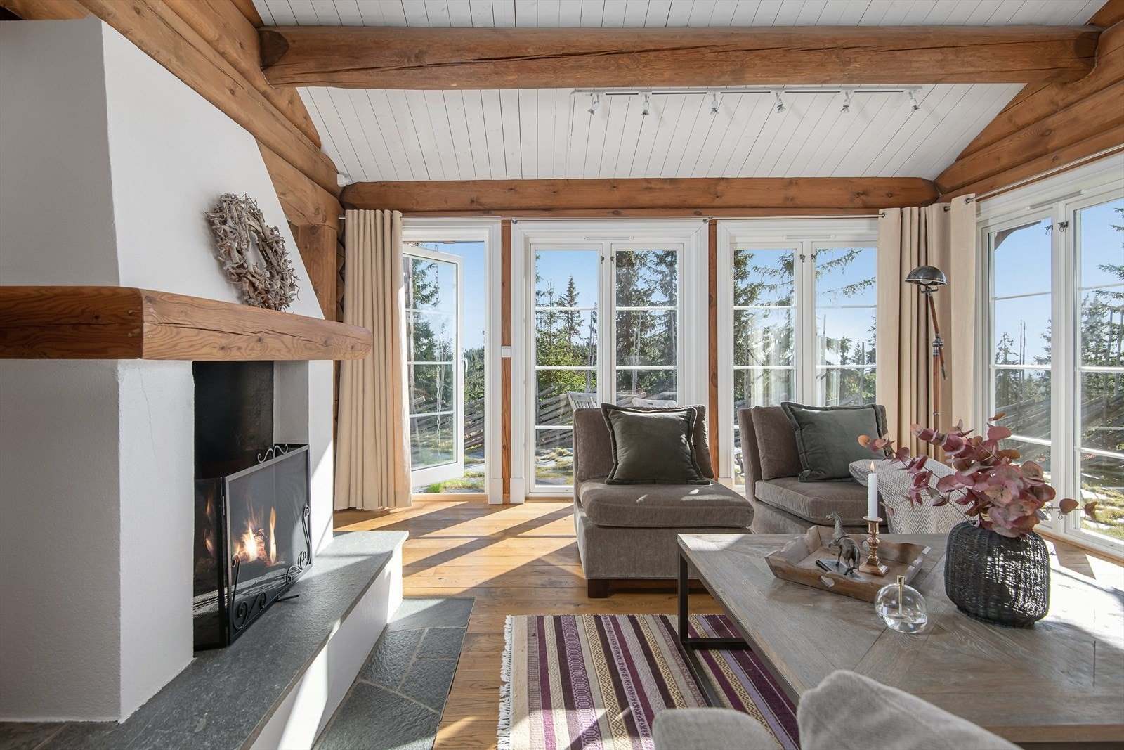 Videre tilgang til herlig uteplass fra stue. Galleribilde