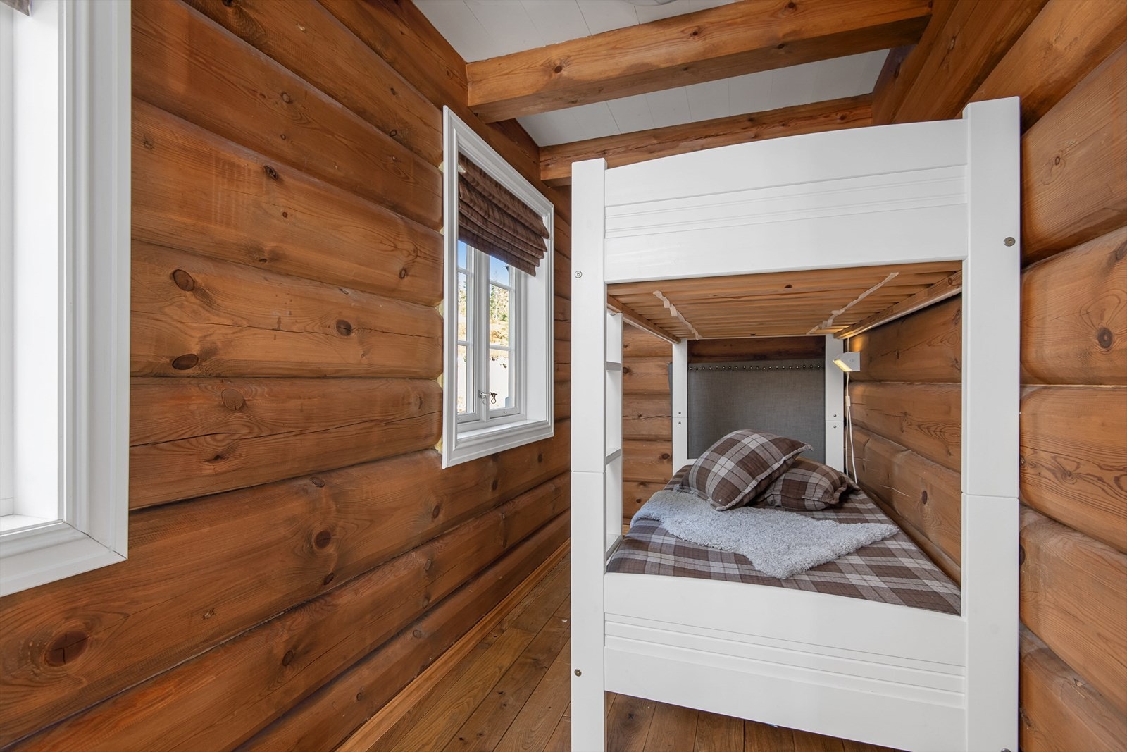 Soverom 5 innredet med praktisk køyeseng. Galleribilde