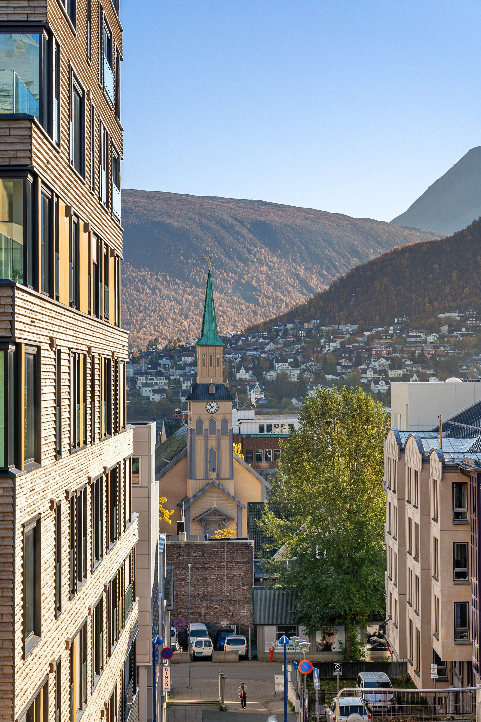 Her bor du bokstavelig talt et steinkast fra sentrum!