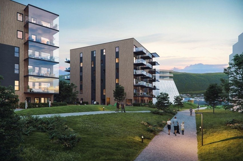 Innholdsrik og moderne 3-roms selveierleilighet i Sjøkanten Park (illustrasjonsbilde)