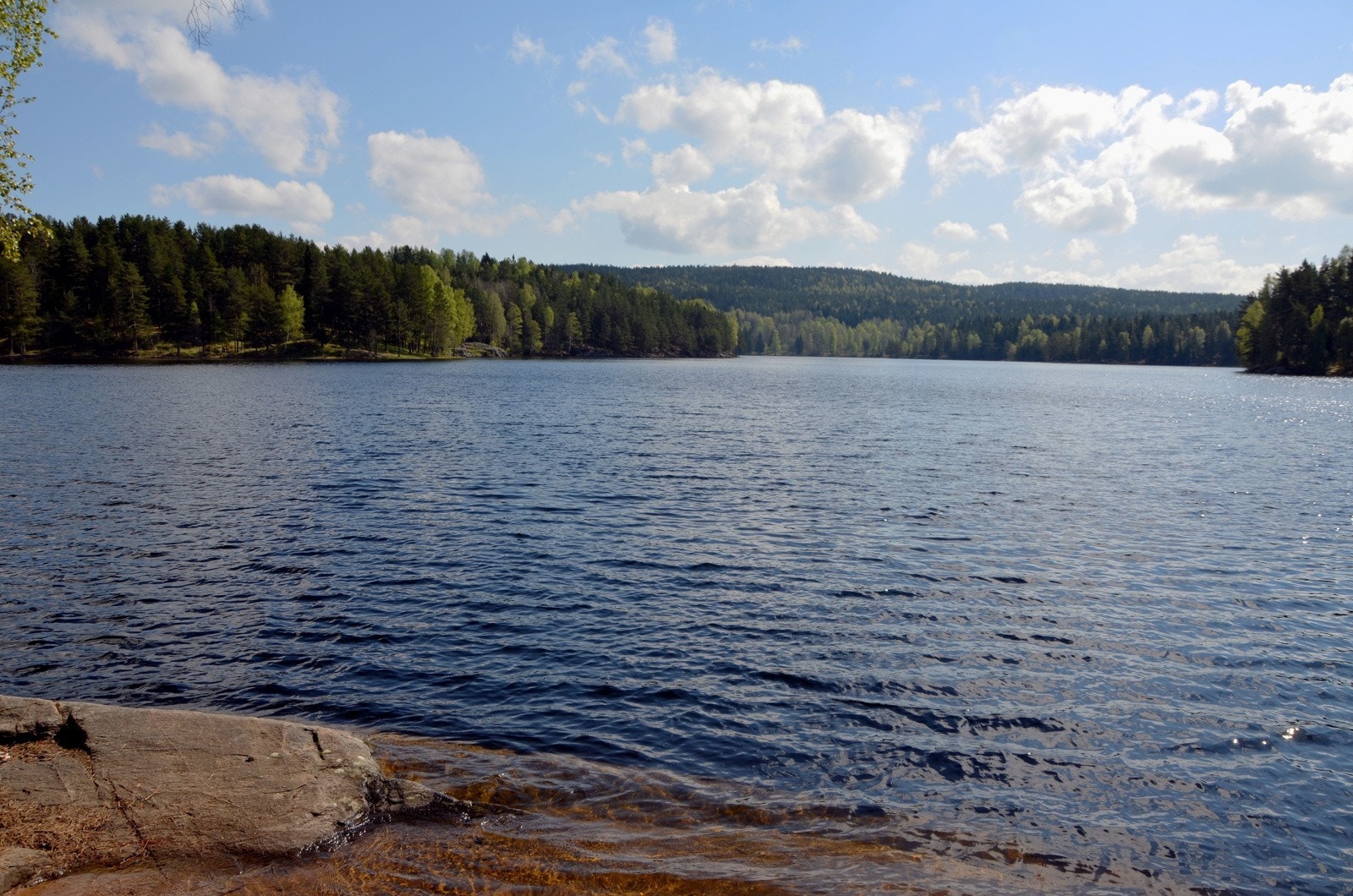 Nøklevann vannspeilet med utsyn østover Galleribilde
