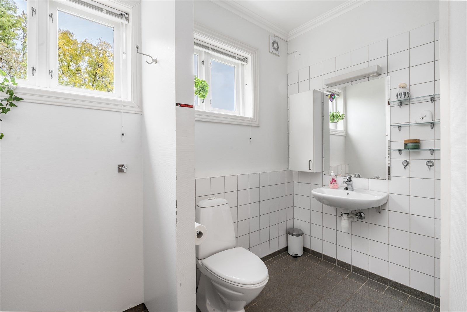 Bad hovedplan kombinert med vaskerom Galleribilde