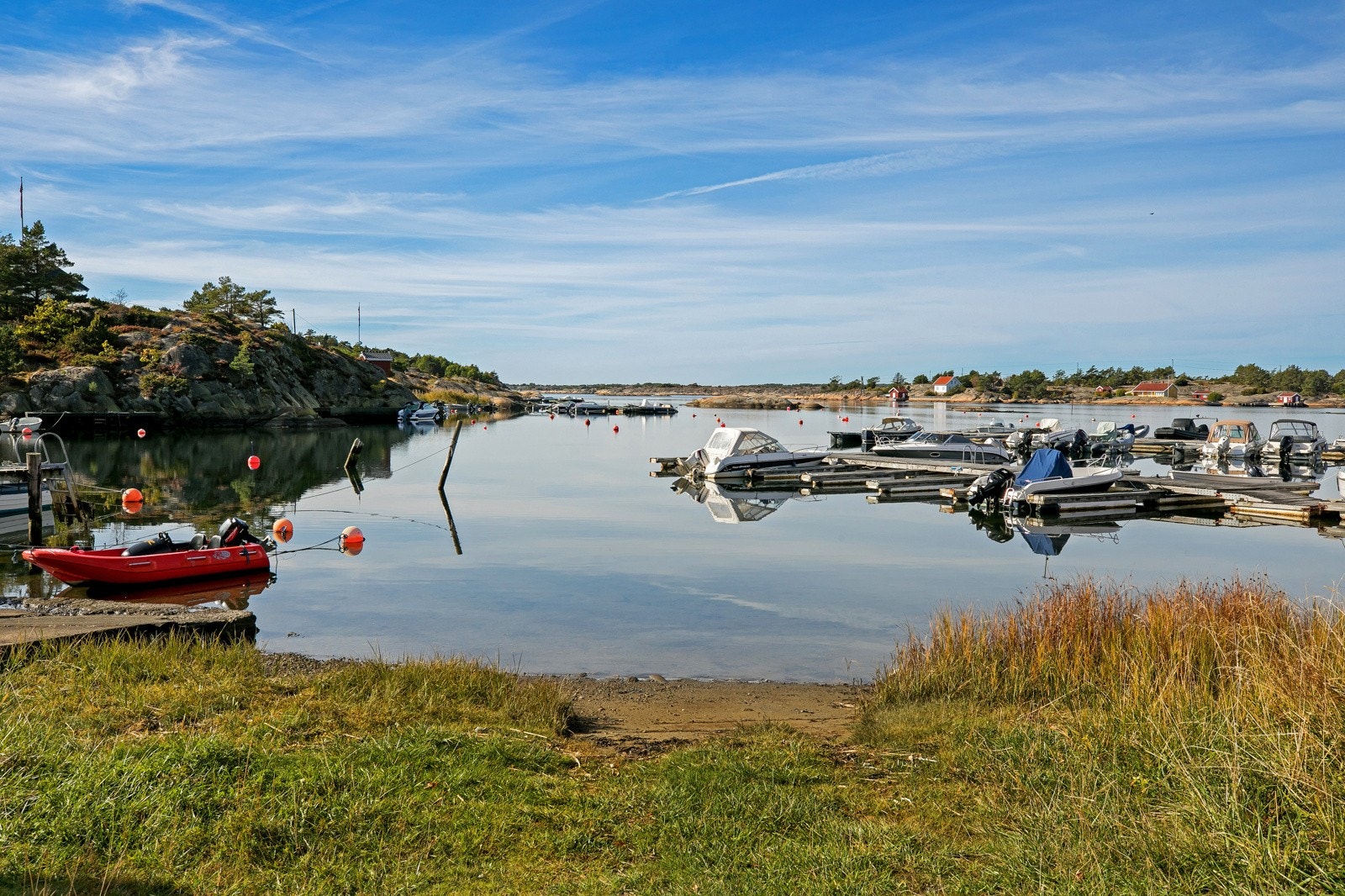 Idylliske omgivelser ved Bølingshavn Galleribilde