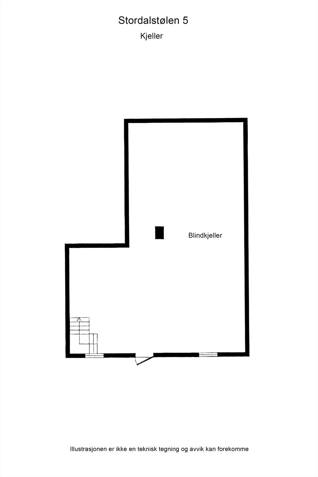 Kjeller plantegning Galleribilde