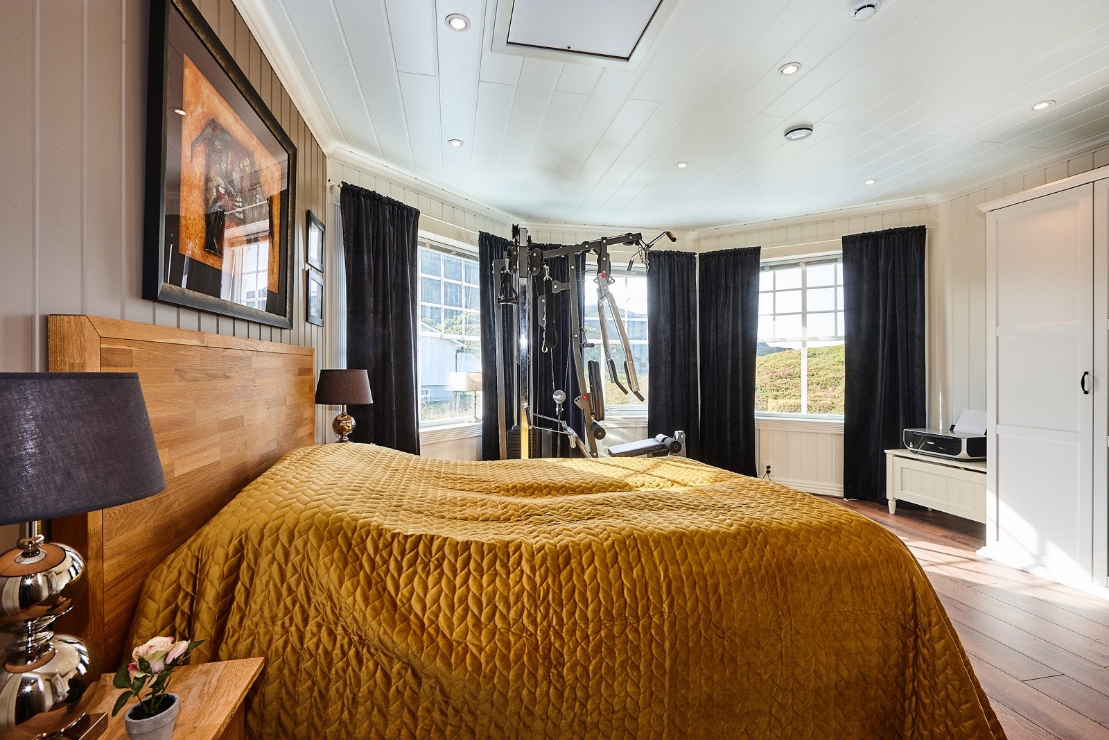 Soverom. Her også benyttet som treningsrom. Galleribilde