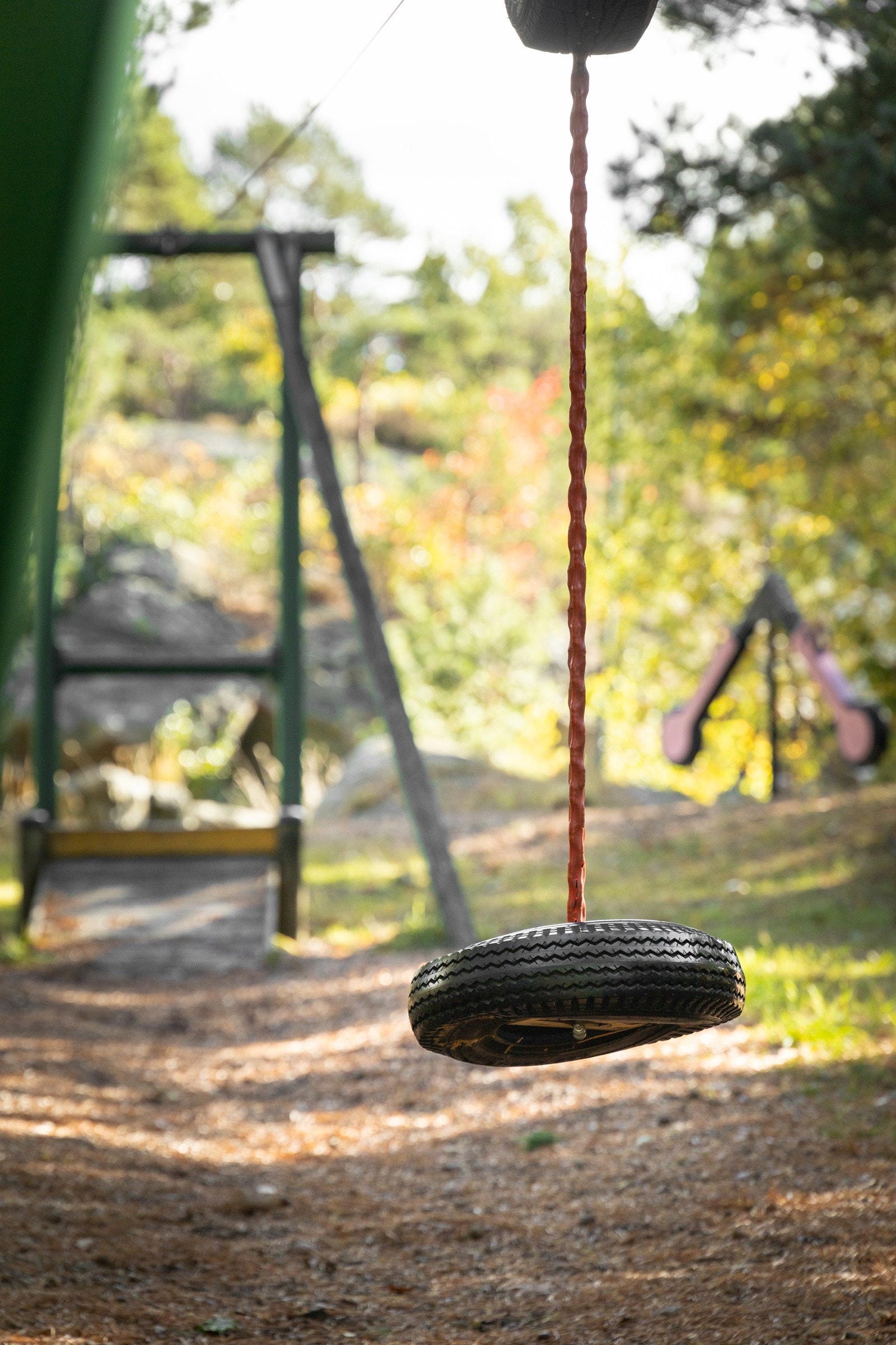 Lekeplass med zipline kort avstand fra boligen Galleribilde