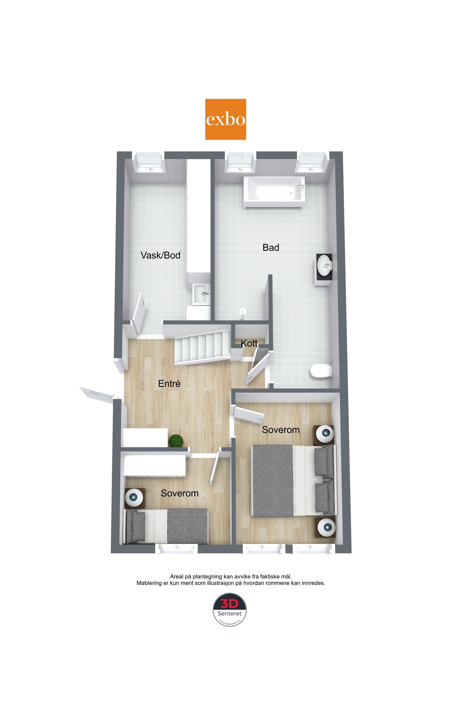 Plantegning første etasje Galleribilde