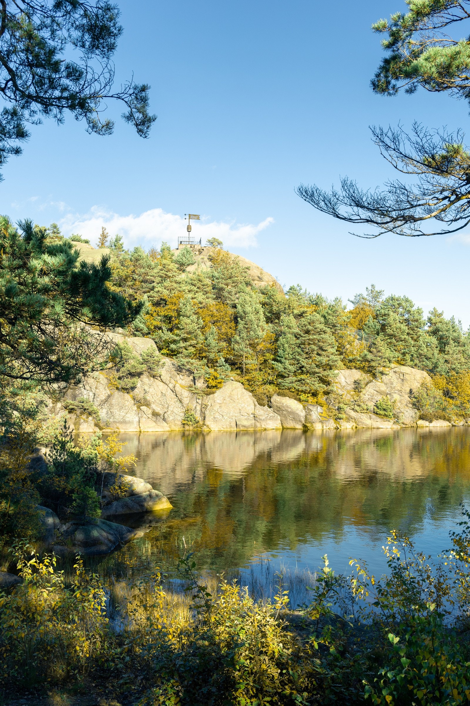 Det er kort vei til turterreng Galleribilde