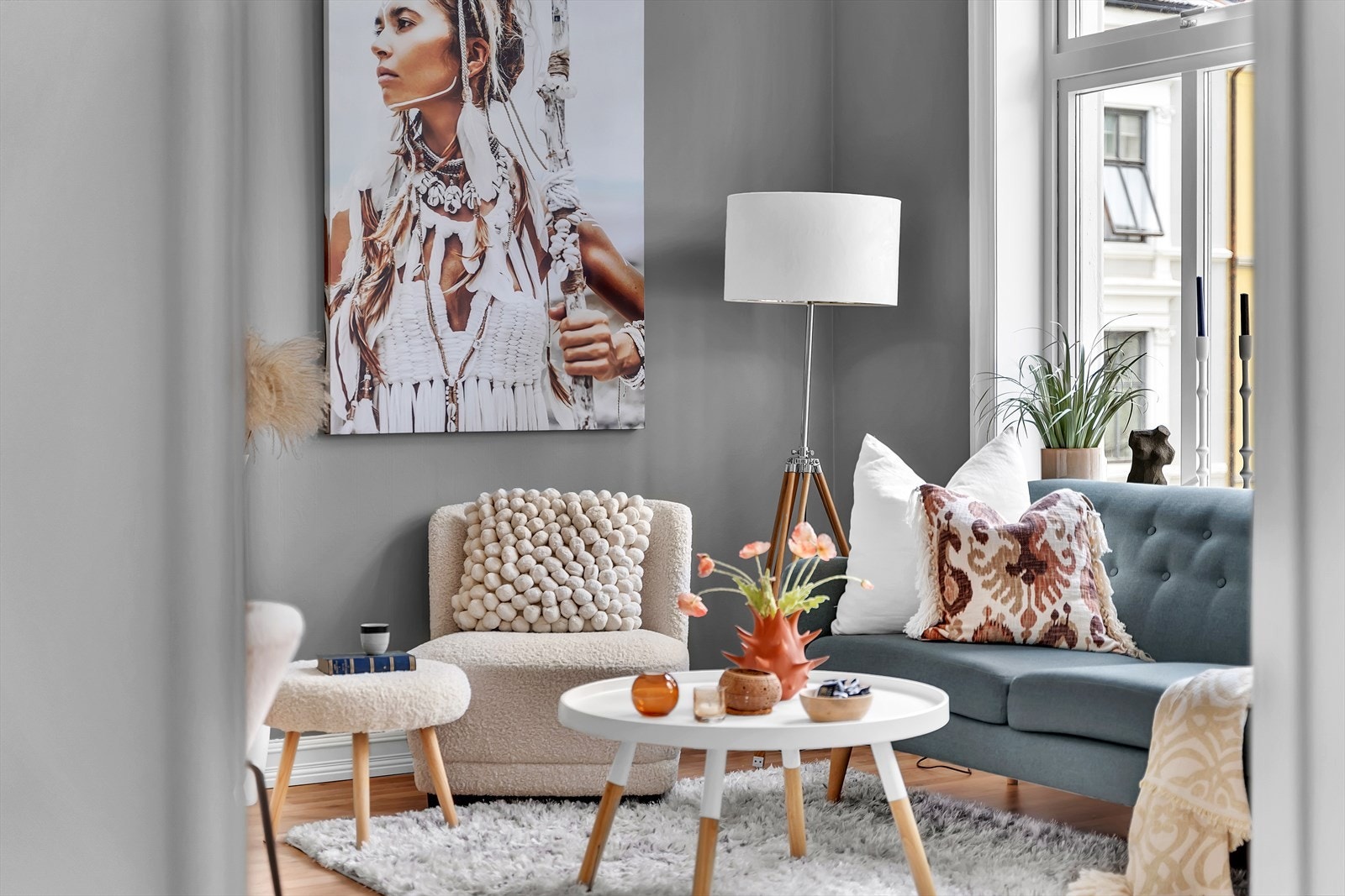 Trivelig sofakrok - både lunt og luftig. Galleribilde