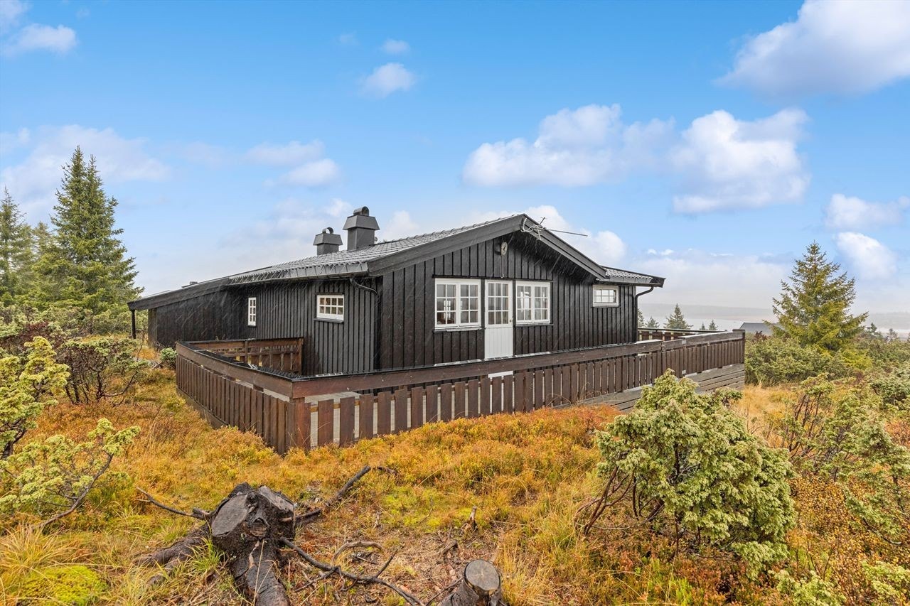 Fasade med utsynet utover. Galleribilde