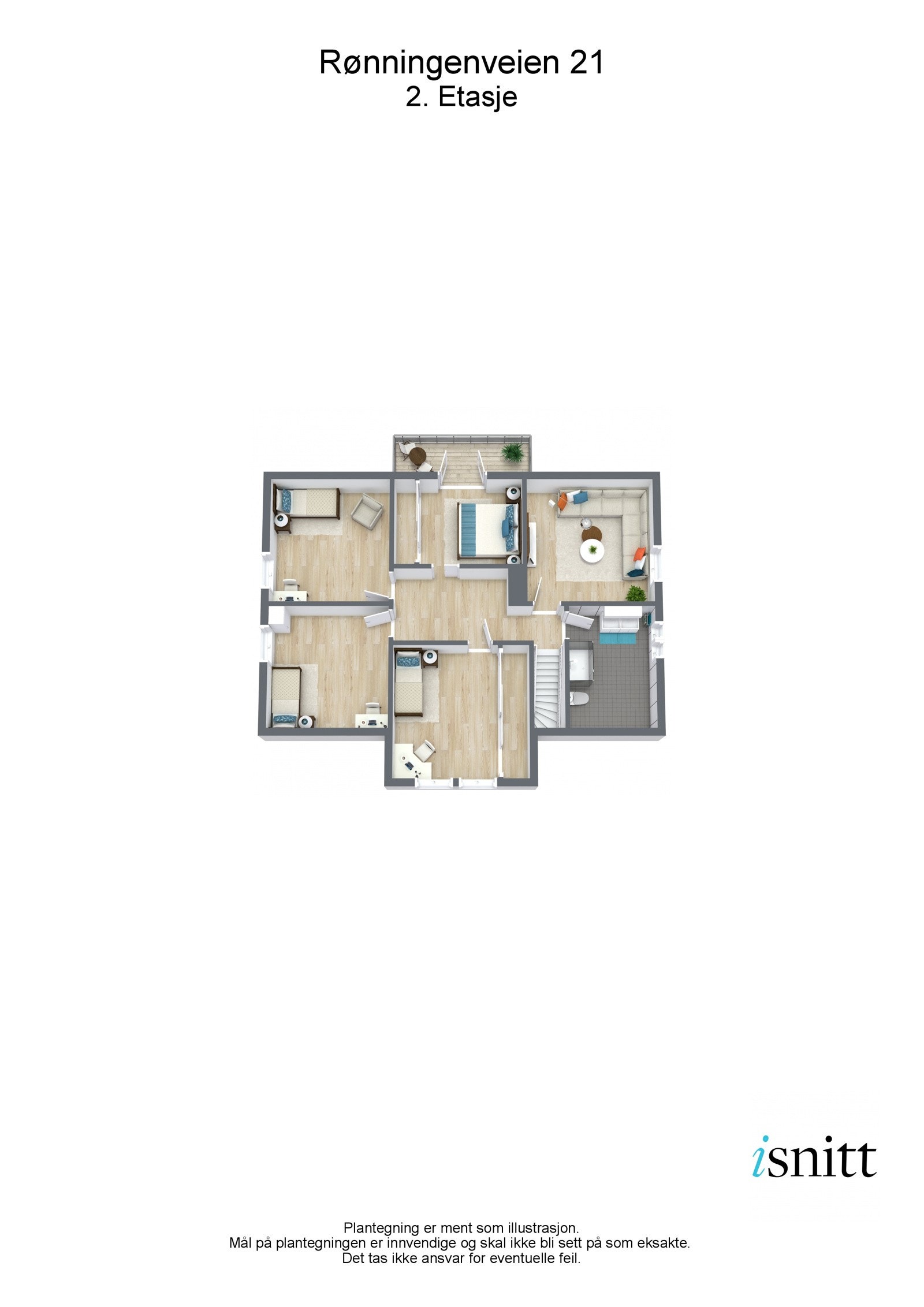 Rønningenveien 21 - 3D - 2. Etasje - Letterhead Galleribilde