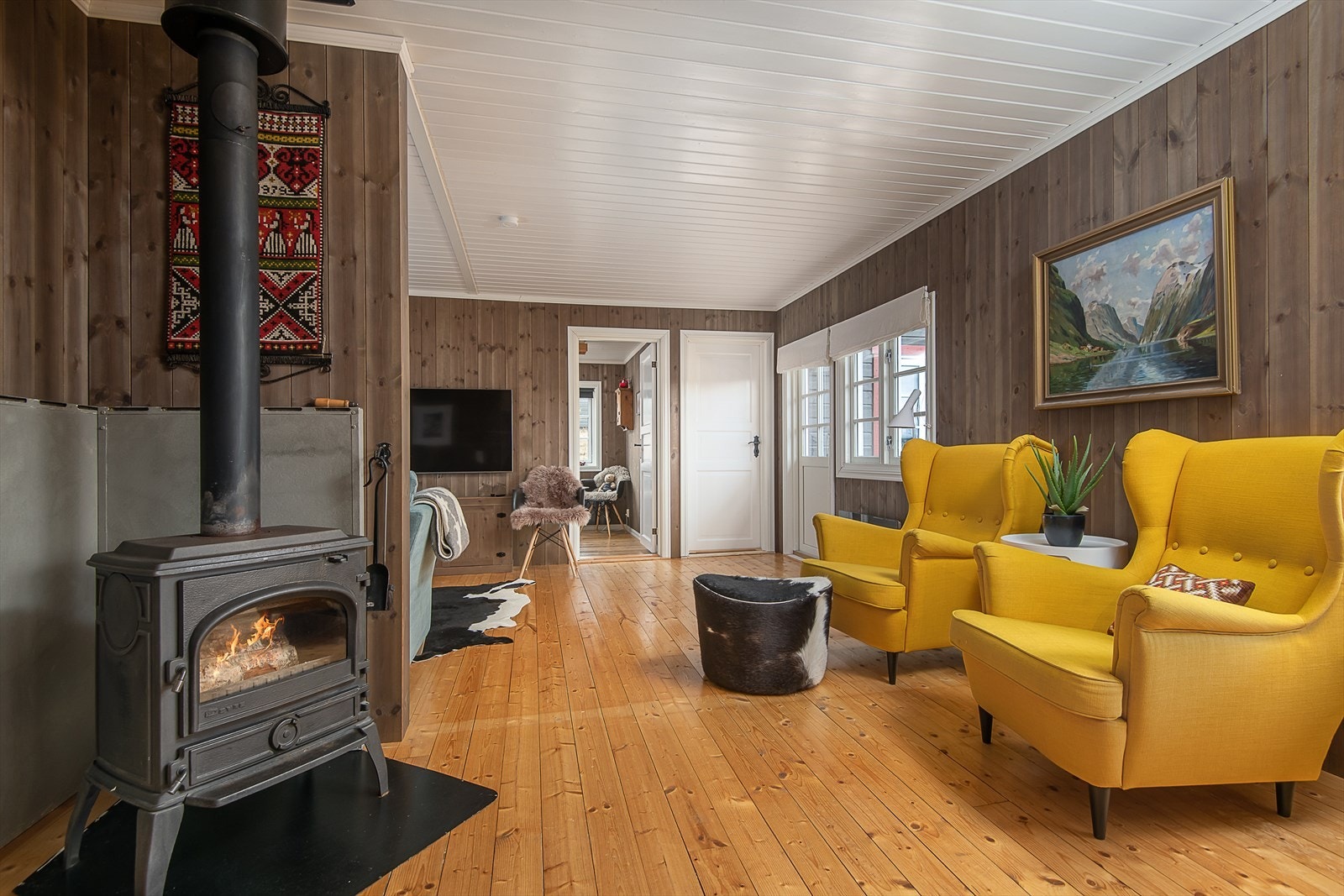 En innbydende og tilbygget fritidsbolig med 3 soverom Galleribilde