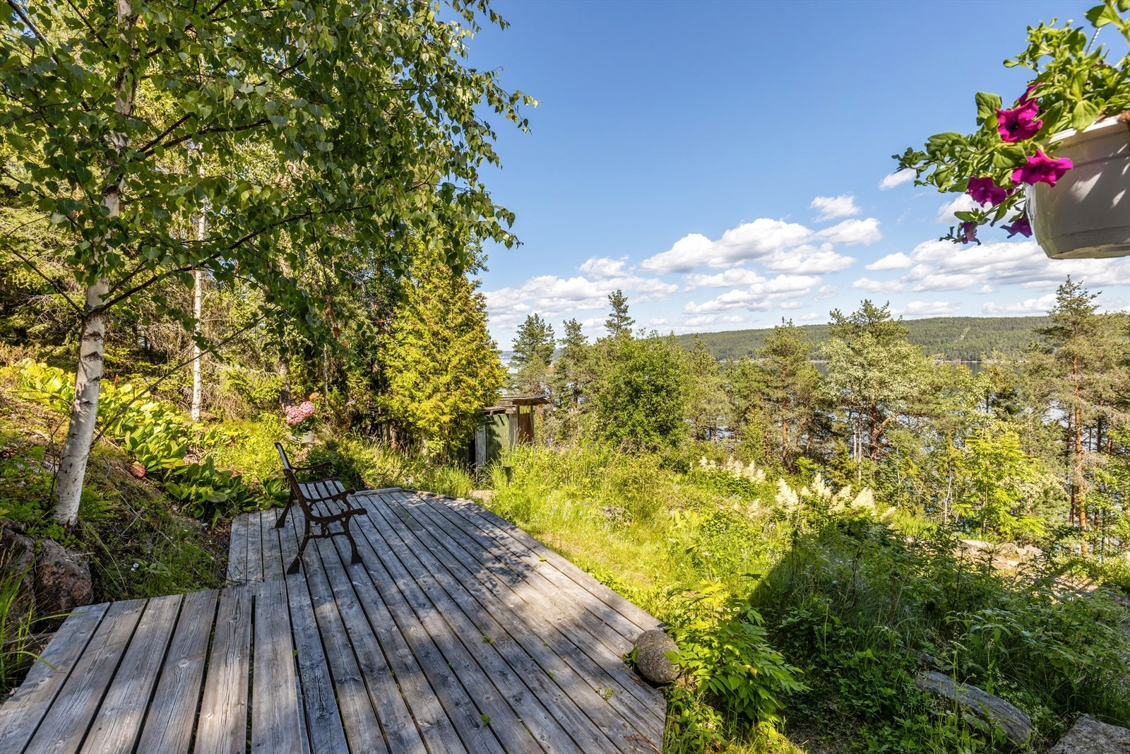 Uteområdene går over flere nivåer. Galleribilde