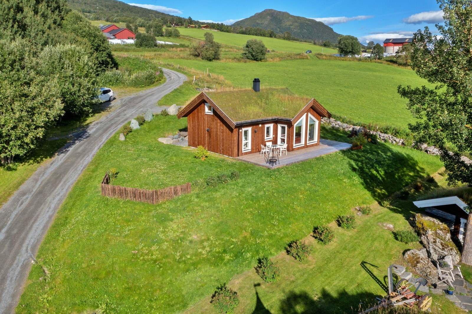 Eiendommen ligger i Gulakertunet hyttefelt like vest for Vangslia Galleribilde