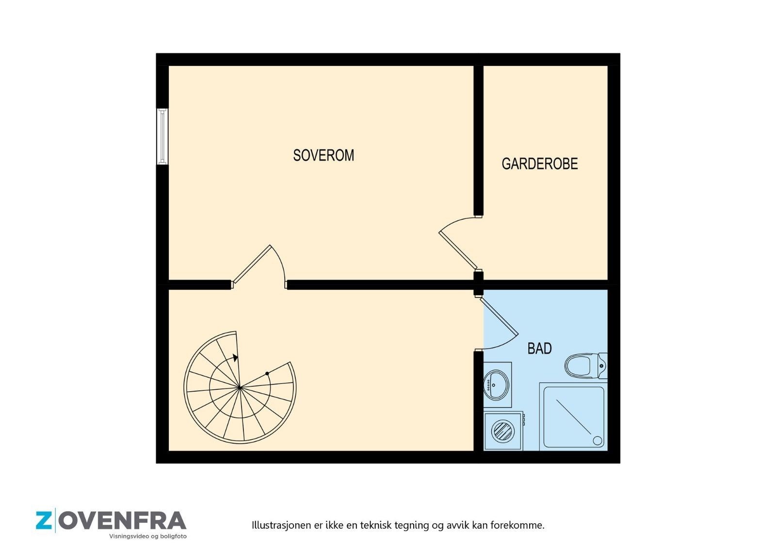 Plantegning u.etg Galleribilde
