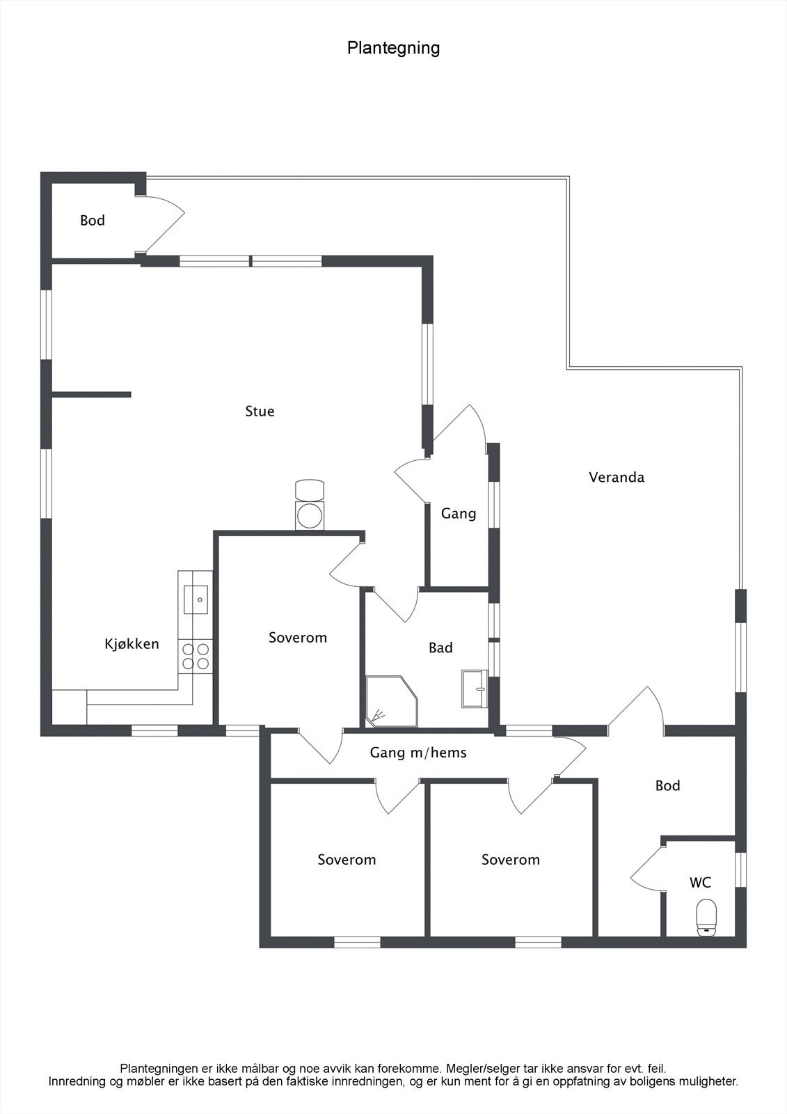 Planskisse 2D. Galleribilde