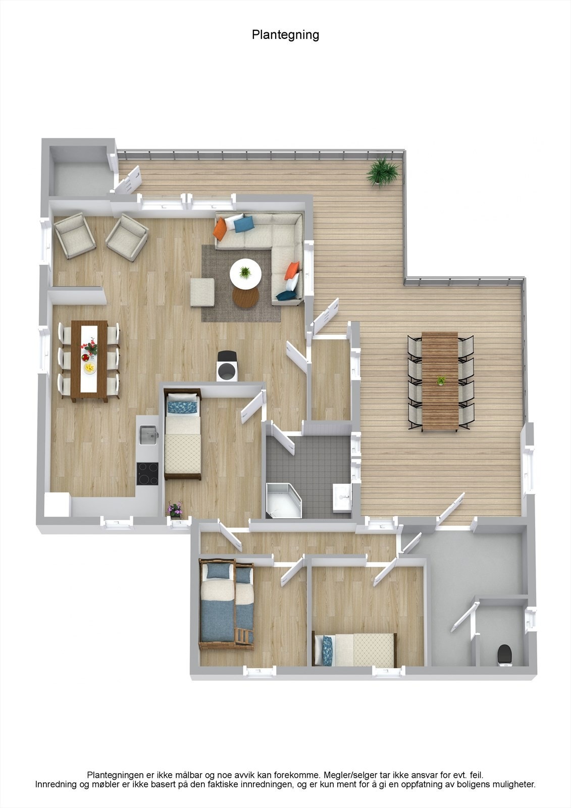 Planskisse 3D. Galleribilde