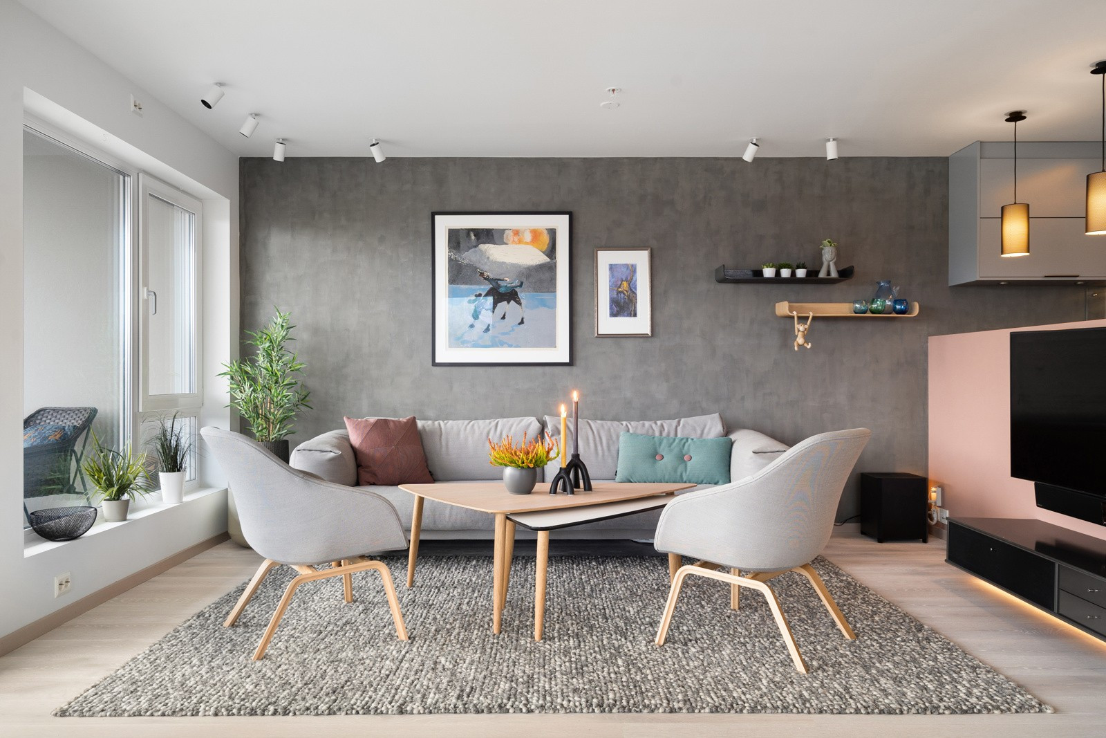 Gjennomtenkte å tidløse løsninger. Omfattende renovert i 2019.