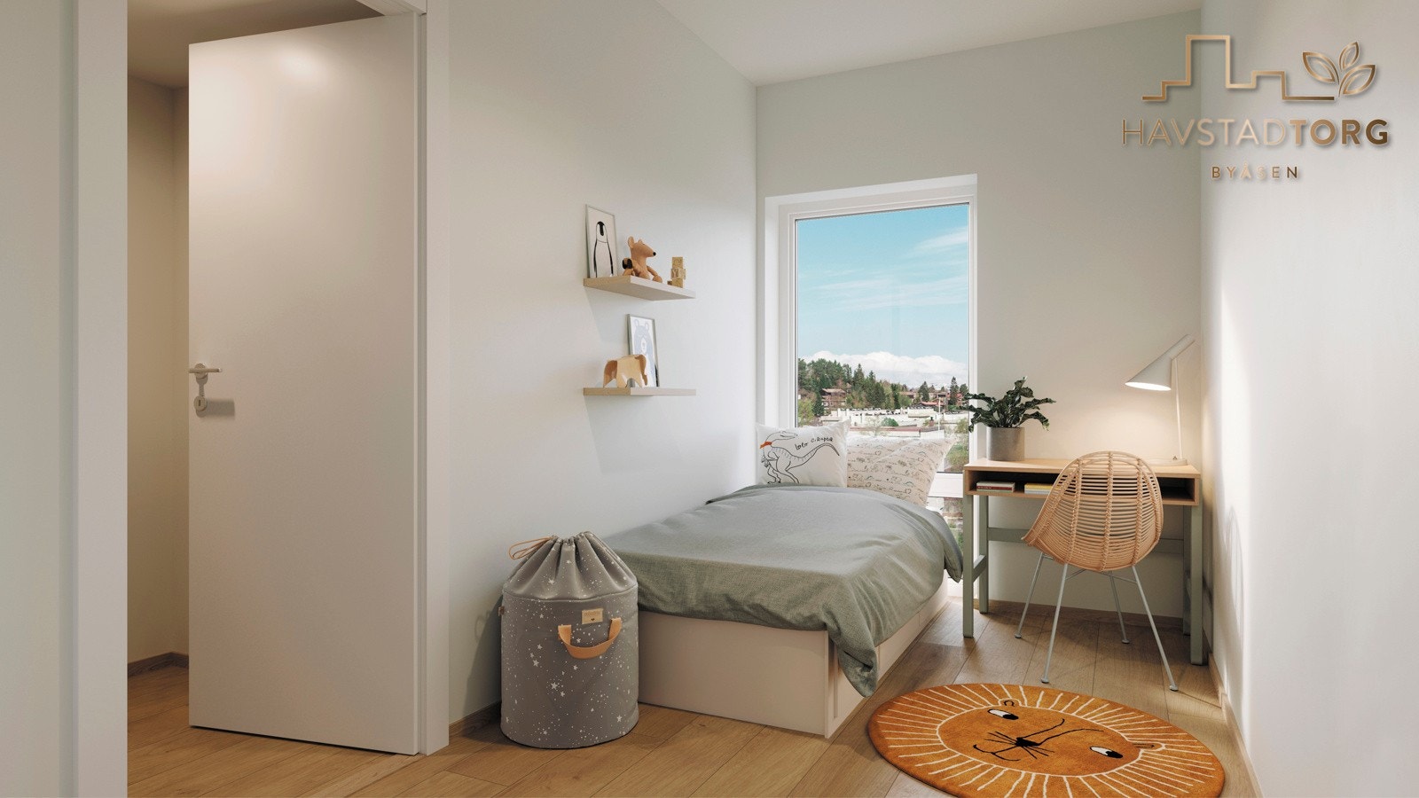 Soverommene er på hhv. 8,5 og 7,5 kvm. Galleribilde