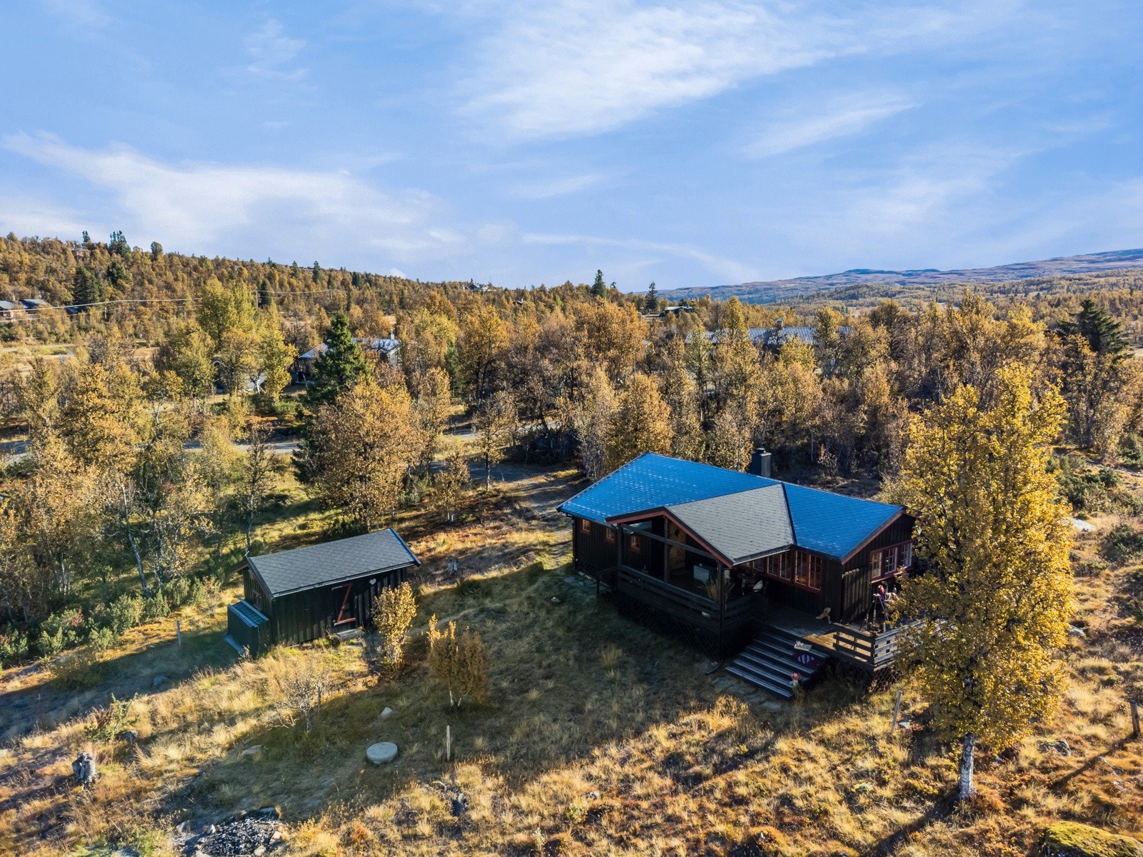Det er fine turmuligheter både sommer og vinter i området rundt hytta Galleribilde