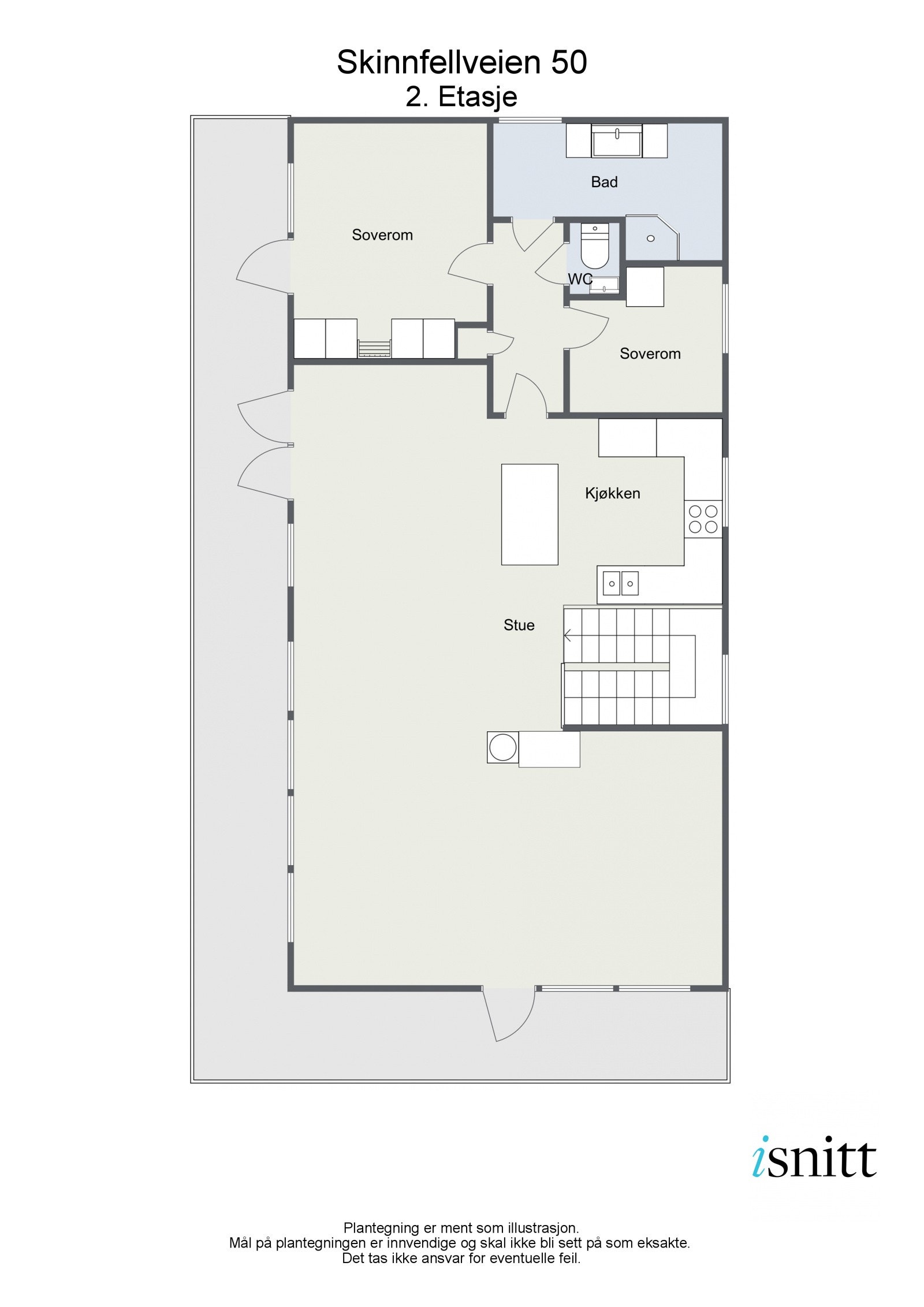 Skinnfellveien 50 - 2D - 2. Etasje Galleribilde