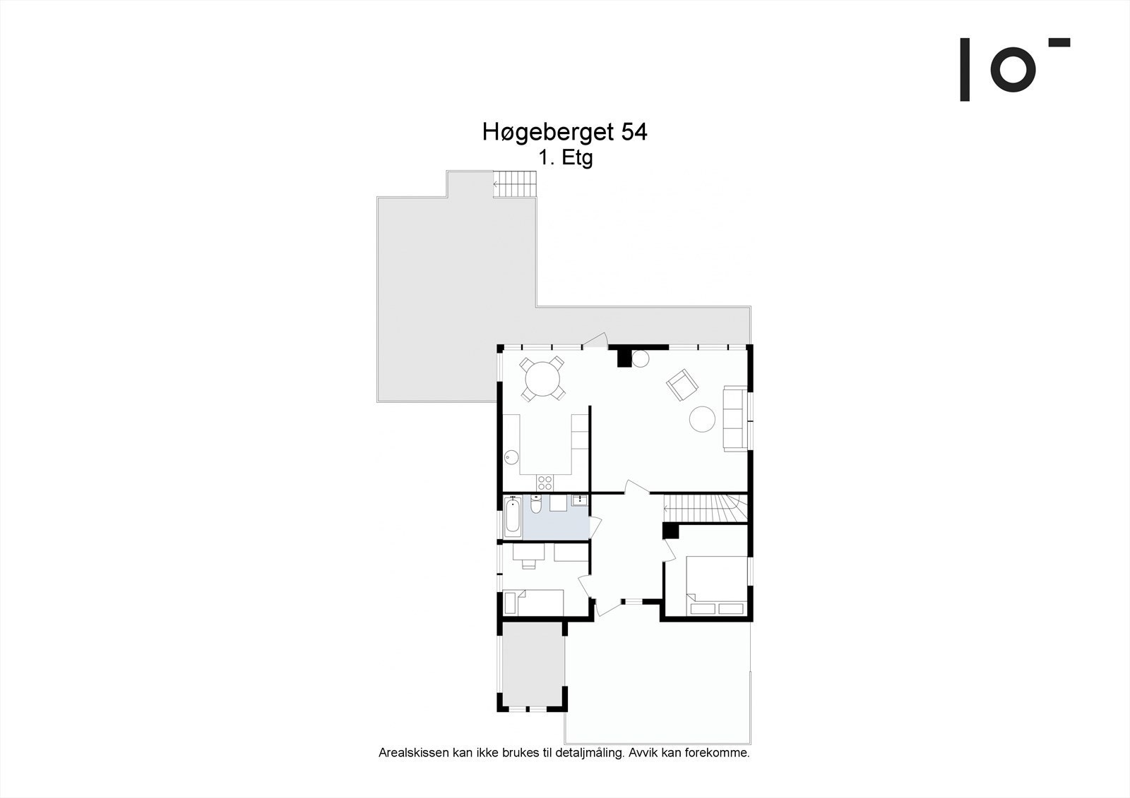 Plantegning av hoveddel. Galleribilde