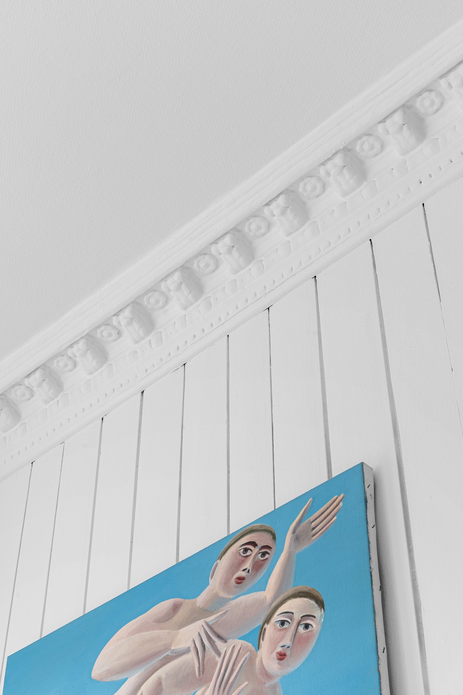 Original rupanel på vegger i stuen. Galleribilde