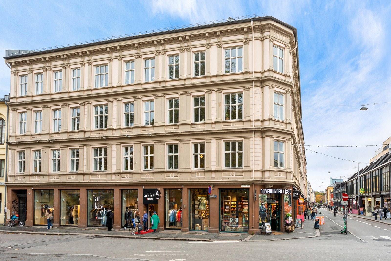 Flott klassisk bygård beliggende på hjørne Sofienberggata - Markveien Galleribilde