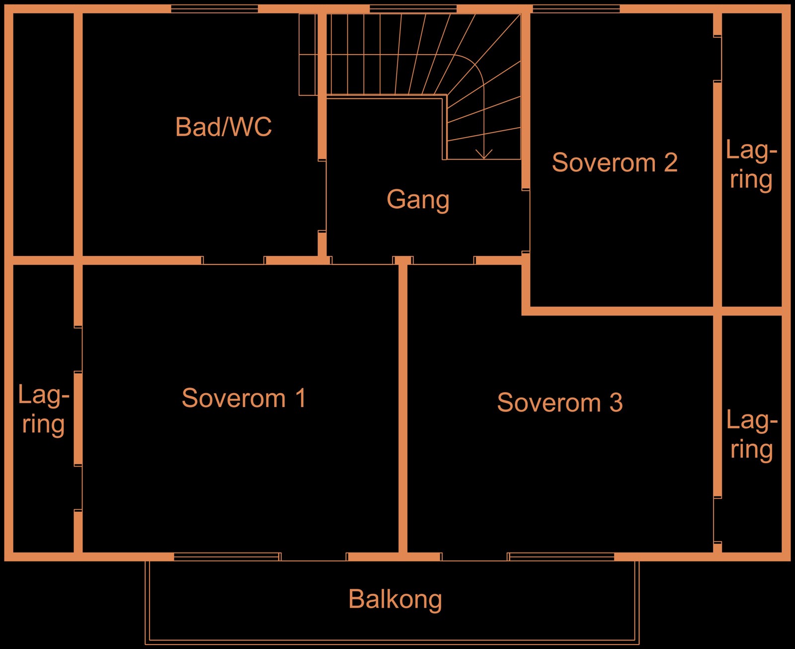 Andre etasje. Galleribilde
