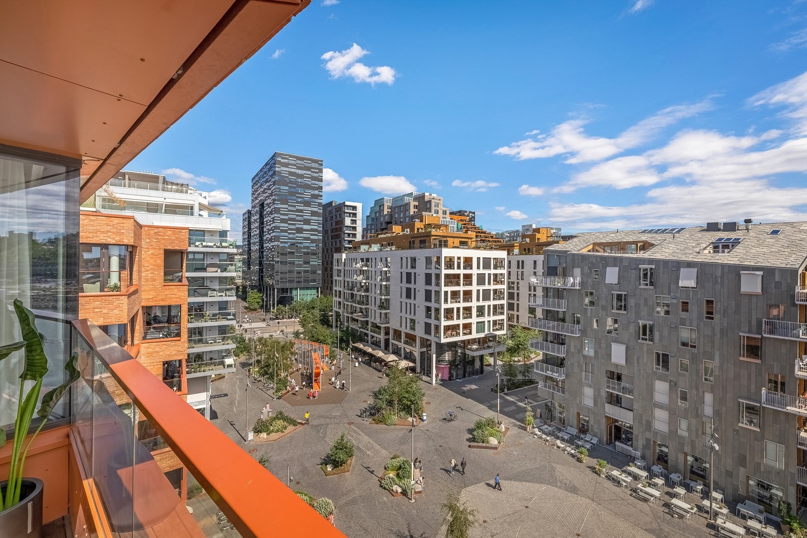 Utsikt fra balkongen. Galleribilde