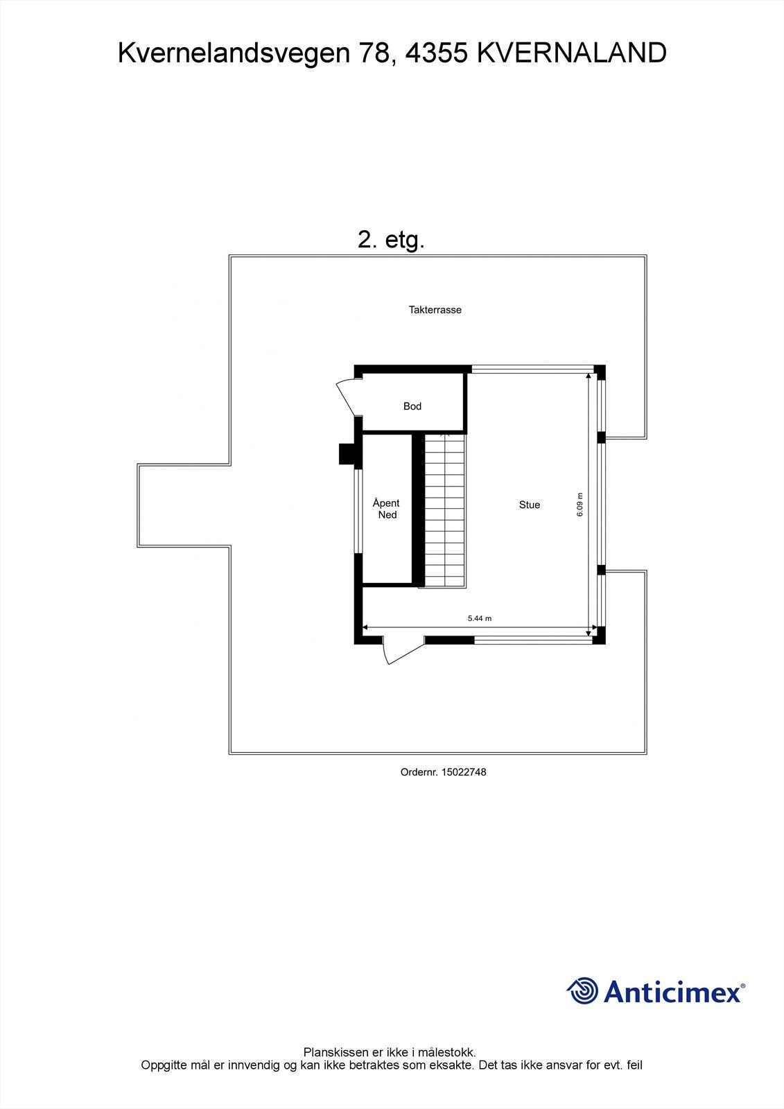 Plantegning 2 etasje Galleribilde