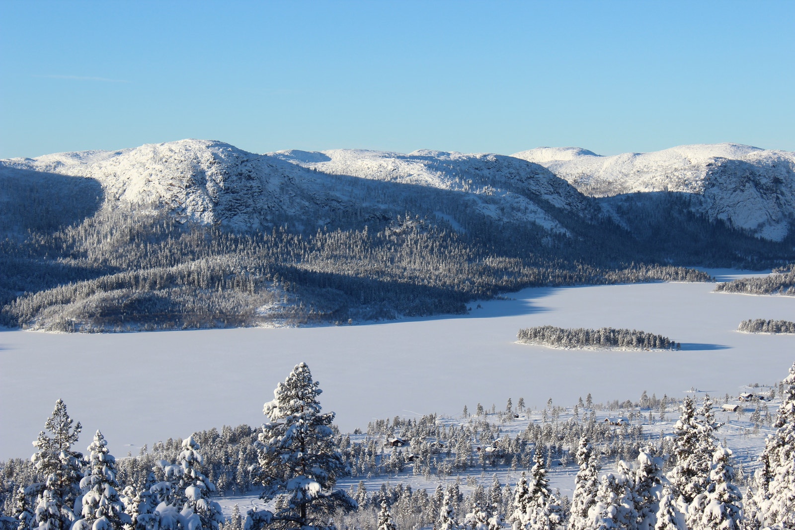 Solliåsen i vinterdrakt Galleribilde