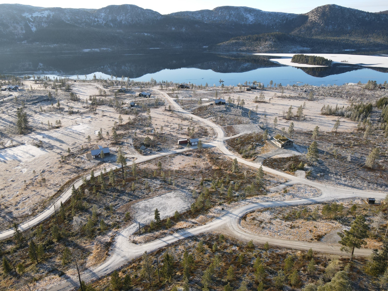 Oversiktsbilde over delar av feltet Galleribilde