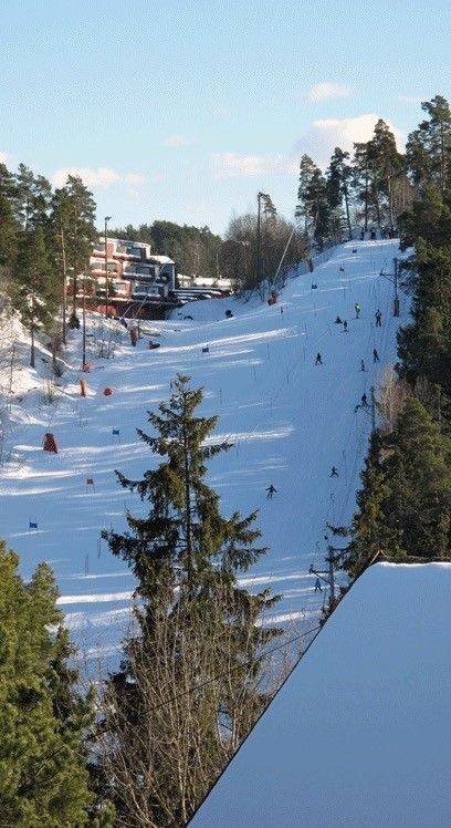 Sloreåsen alpinbakke ligger rett over Ljanselva Galleribilde