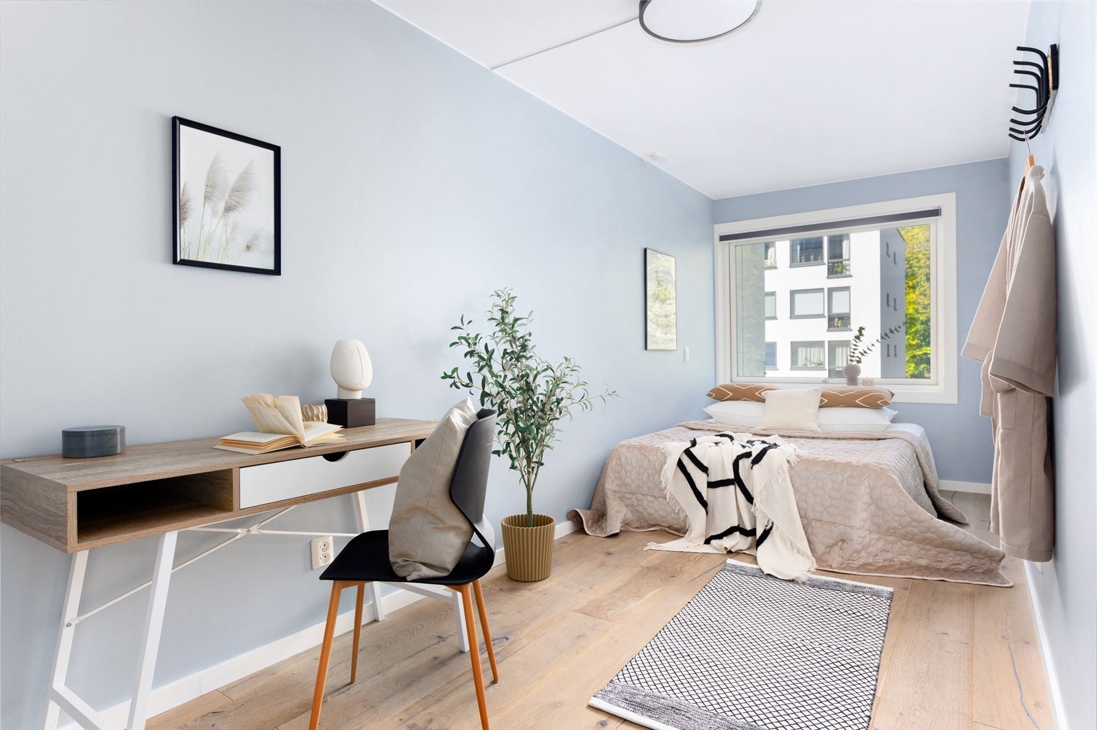 Soverommet er av god størrelse og er malt i en behagelig farge. Galleribilde