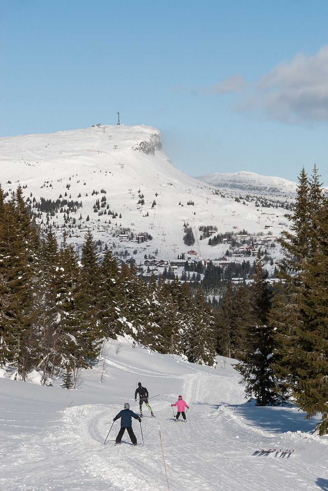 Skiløyper like utenfor døren, og alpinmuligheter på Skeikampen Galleribilde