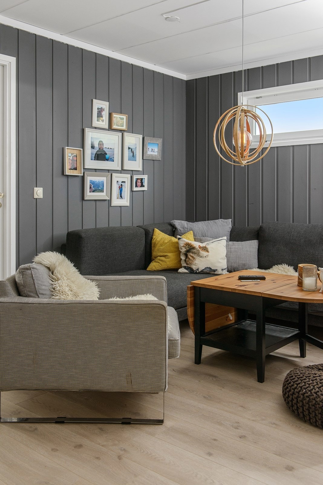 Sofakrok mellom de to soverommene Galleribilde