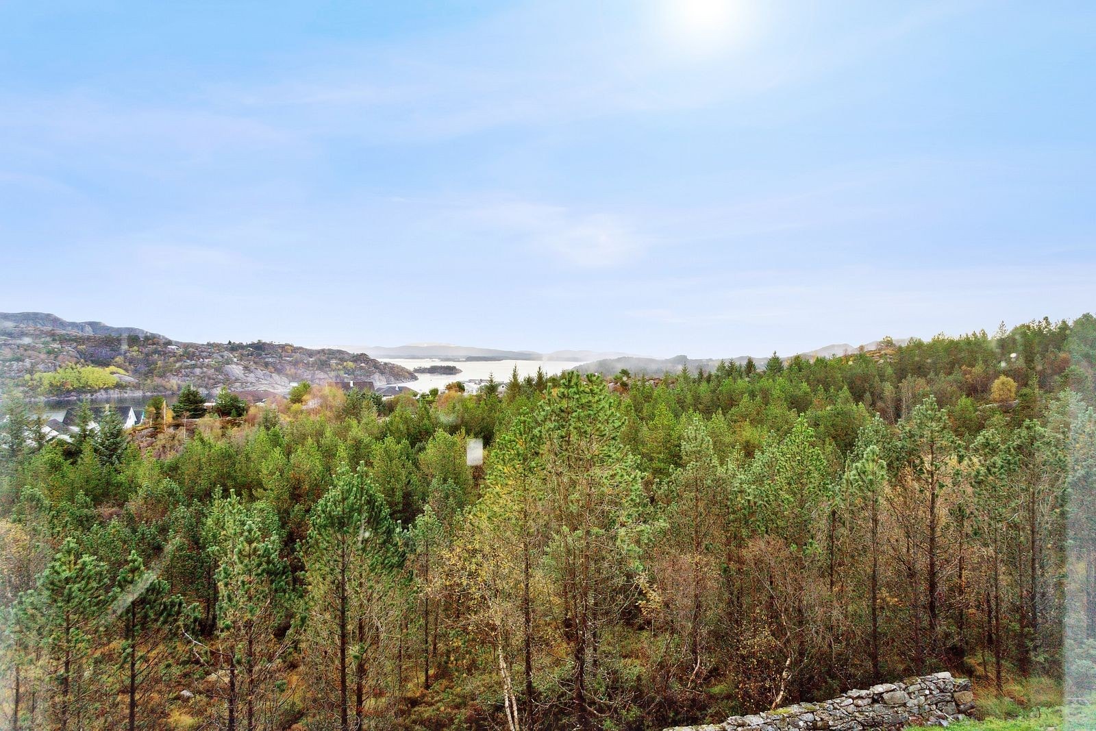 Upåklagelig utsikt fra mesanin Galleribilde