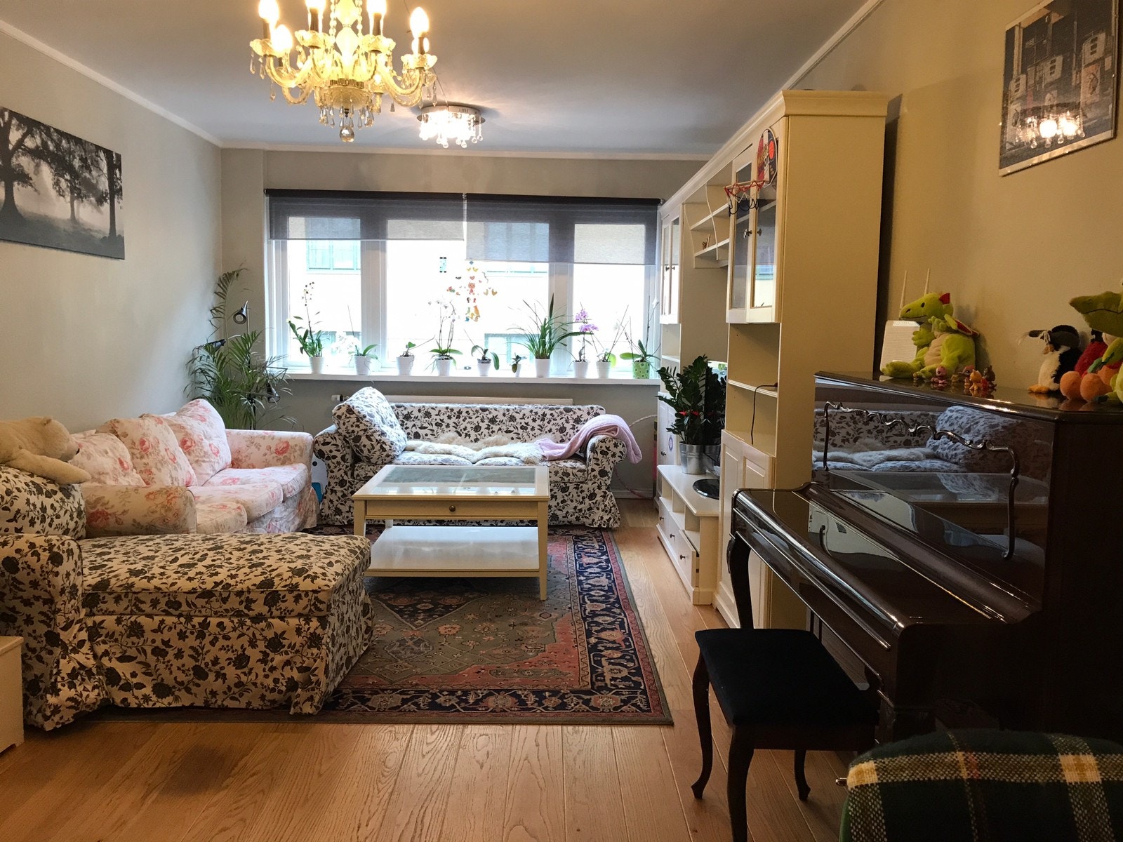 møblert stue Galleribilde